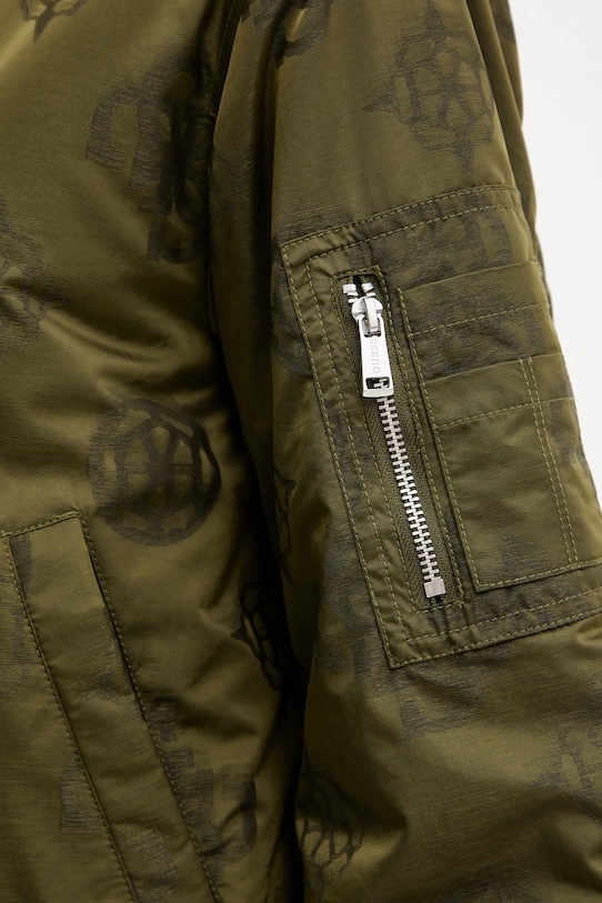 Куртка-бомбер Guess PHILOMENE W5YL08.WHDK2 зелений