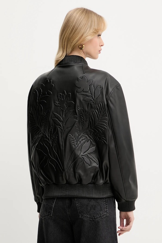 Îmbrăcăminte Guess geacă bomber DAMIENNE W5YL06.WE480 negru
