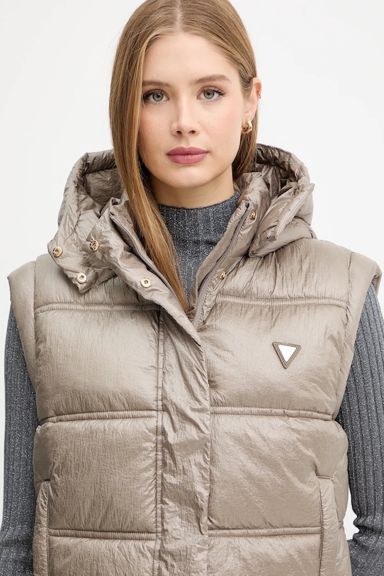 Guess bezrękawnik ERNESTINE beżowy W5YL11.WHDO2