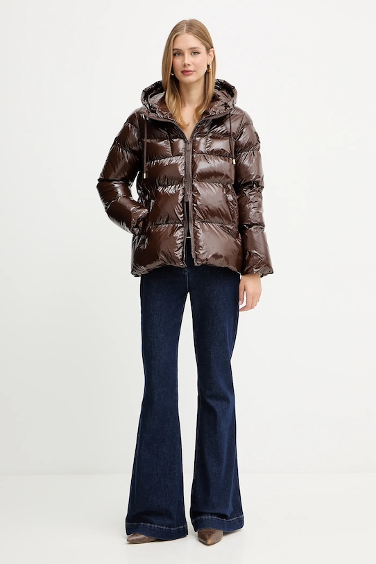 Pinko kurtka 101597.A2P7 brązowy AW25