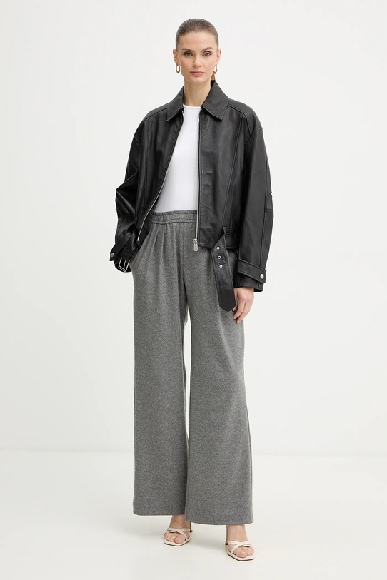 Pinko kurtka skórzana 105793.A2U7 czarny AW25