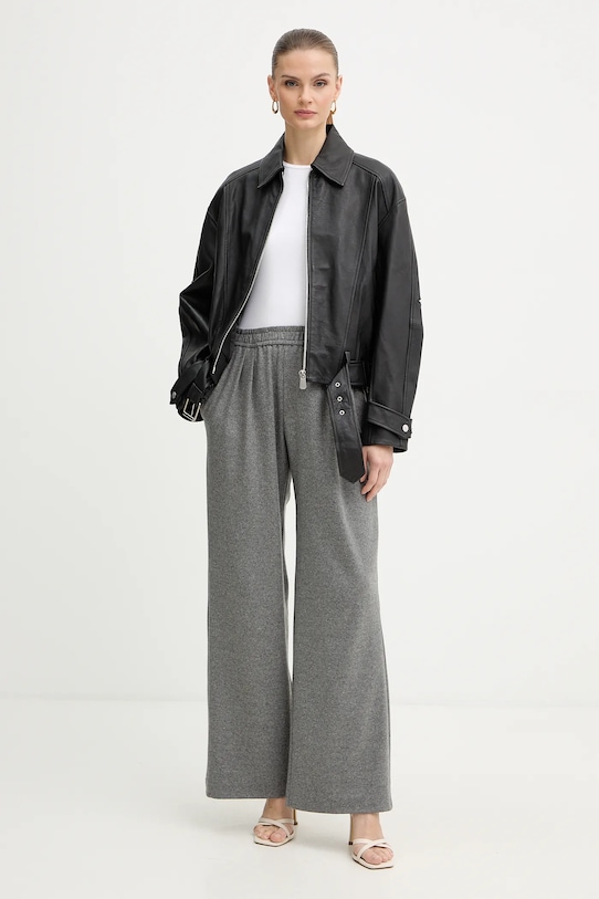 Pinko kurtka skórzana 105793.A2U7 czarny AW25