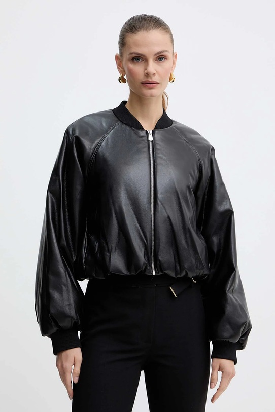 Pinko kurtka bomber bez kaptura czarny 105372.A2P4