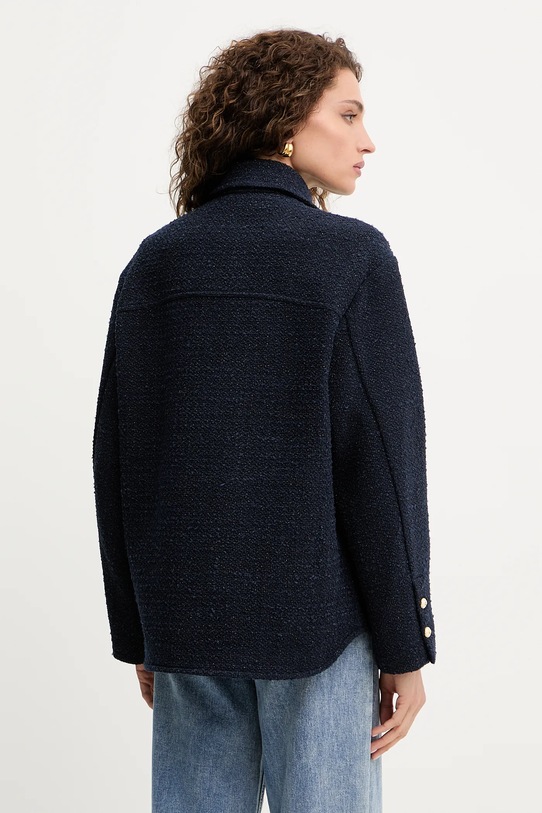 Odzież Pinko kurtka z domieszką wełny 105816.A2VJ granatowy