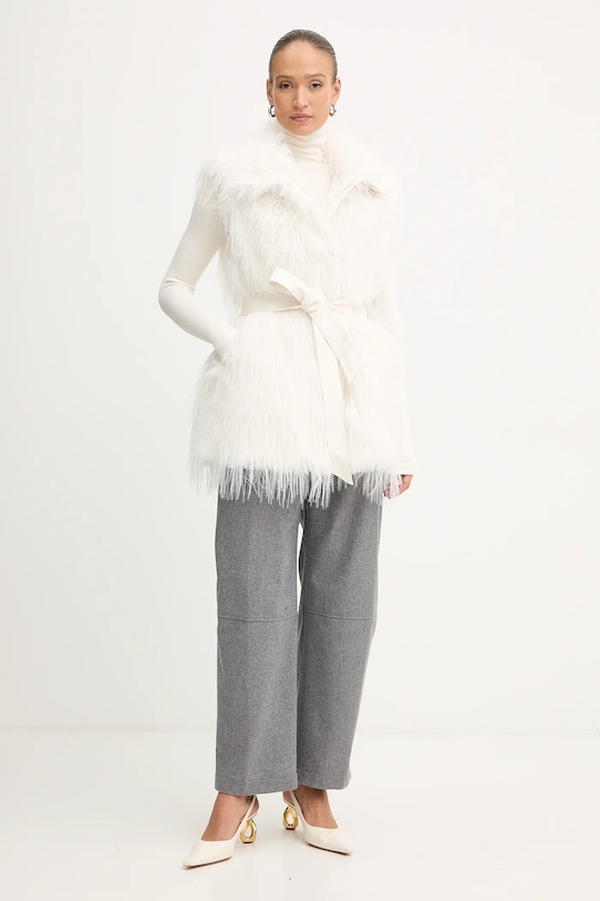 Pinko bezrękawnik 106044.A2ZO biały AW25