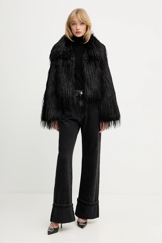 Pinko płaszcz 106045.A2ZO czarny AW25