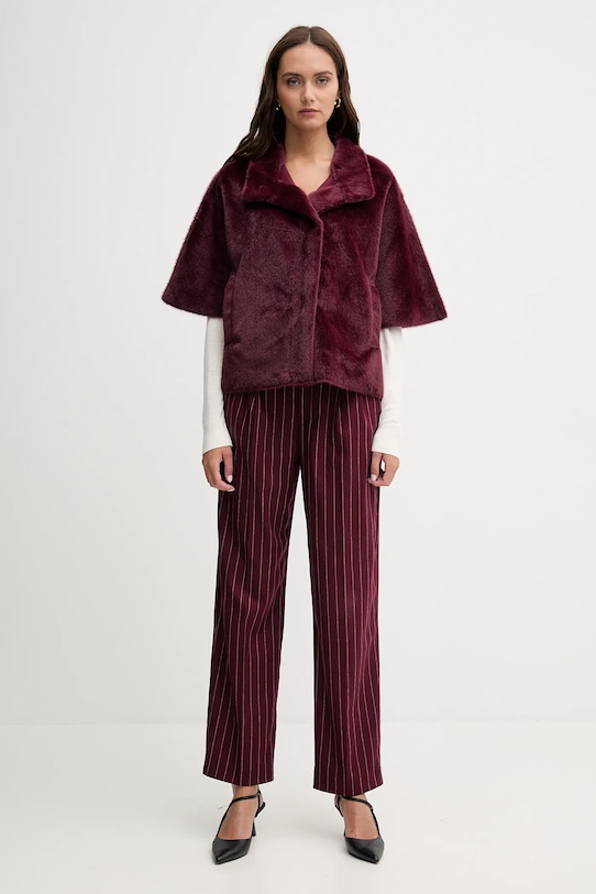 Joseph Ribkoff palton 253924 burgundia AW25