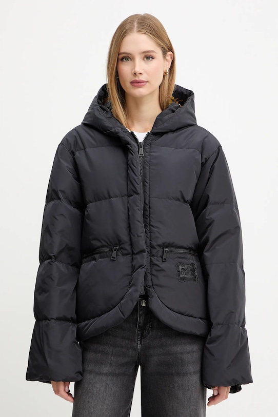 Versace Jeans Couture geacă cu captuseala negru 79HAUD02.CQ002