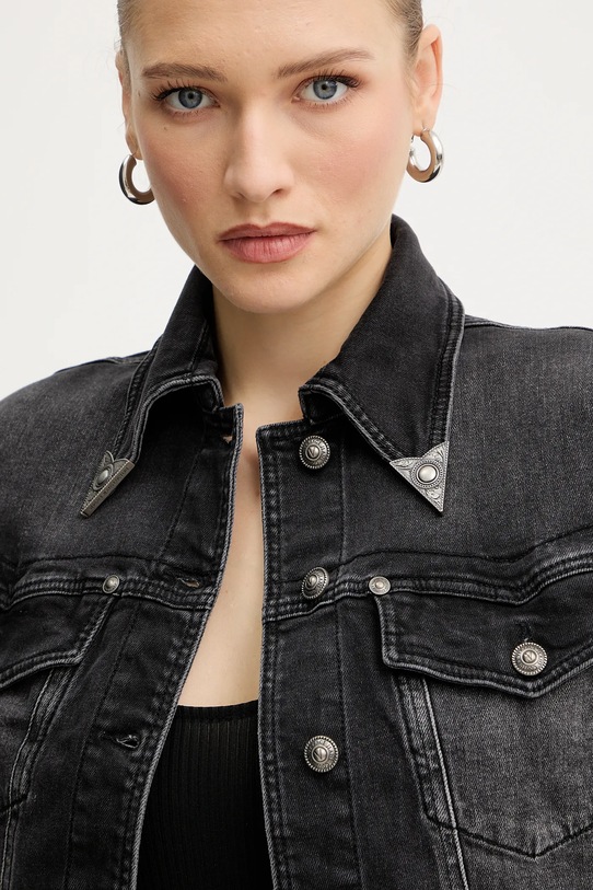 Versace Jeans Couture kurtka jeansowa czarny 79HAS403.CDWRC