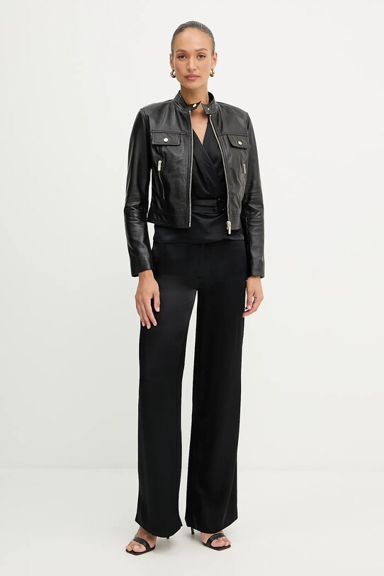 Marciano Guess kurtka skórzana LANA 5YGL09.7345A czarny AW25
