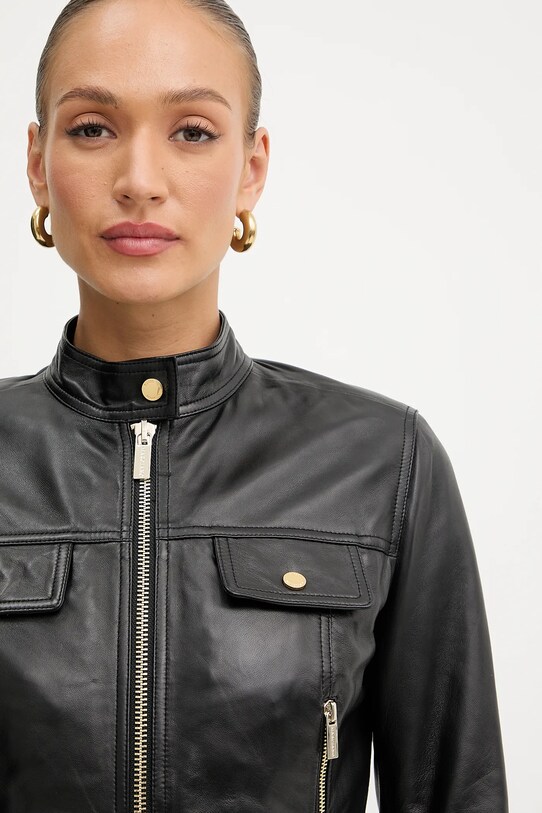 Marciano Guess kurtka skórzana LANA czarny 5YGL09.7345A