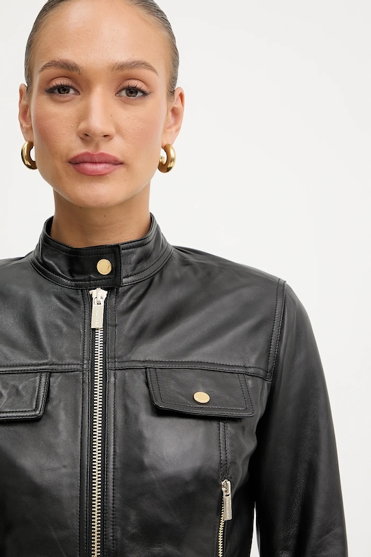 Marciano Guess kurtka skórzana LANA czarny 5YGL09.7345A