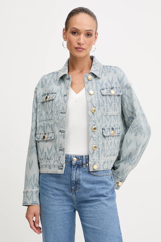 Marciano Guess geacă jeans SARAH necaptusit albastru 5YGN11.7354A