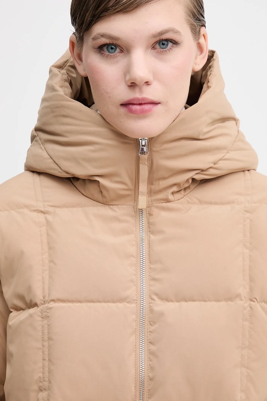 United Colors of Benetton kurtka puchowa beżowy 22T6DN086