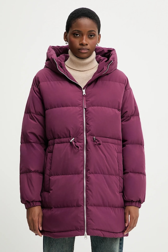 United Colors of Benetton kurtka puchowa pozostałe fioletowy 22T6DN087
