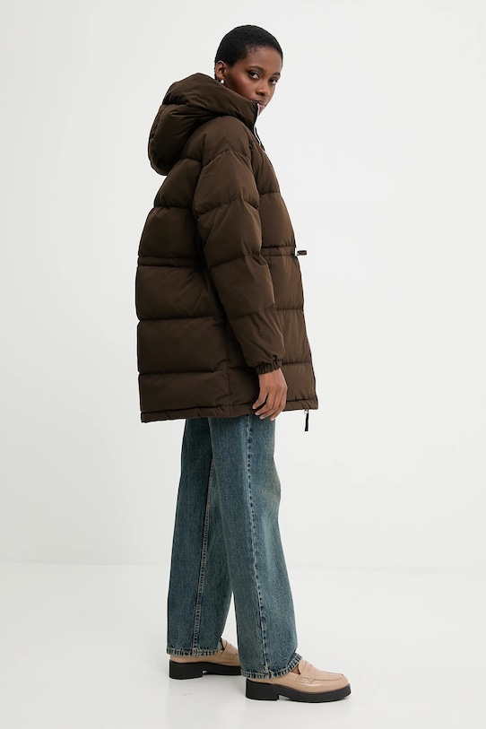United Colors of Benetton kurtka puchowa 22T6DN087 brązowy AW25