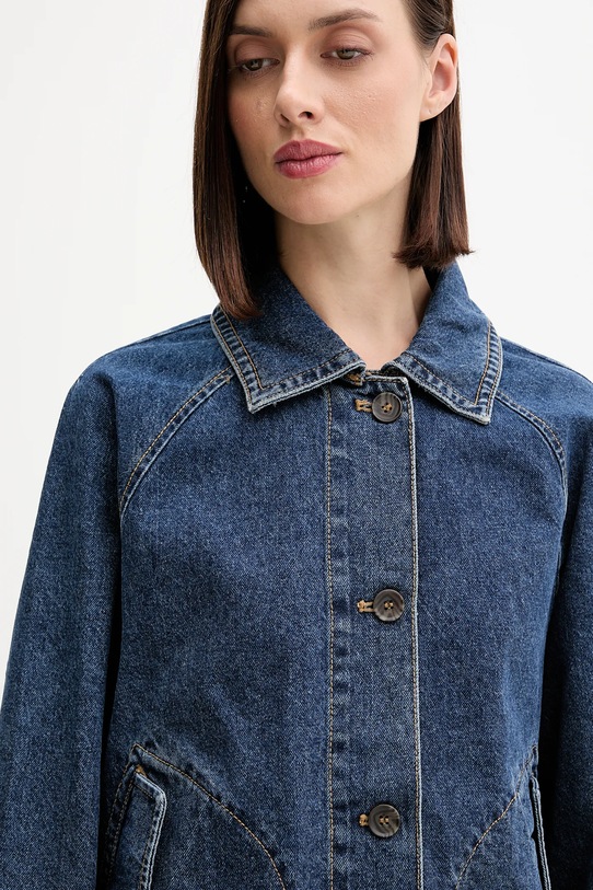 United Colors of Benetton geacă jeans albastru 296XDN005