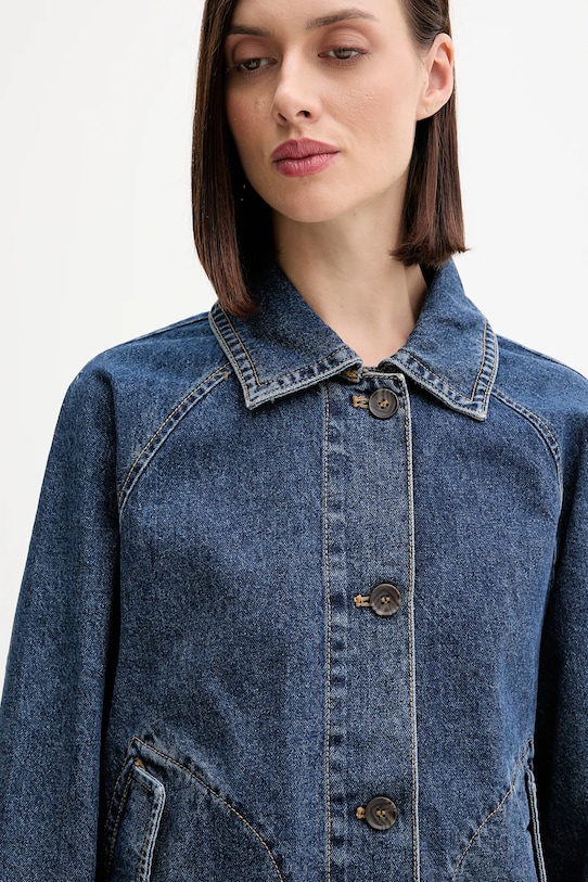 Джинсовая куртка United Colors of Benetton голубой 296XDN005