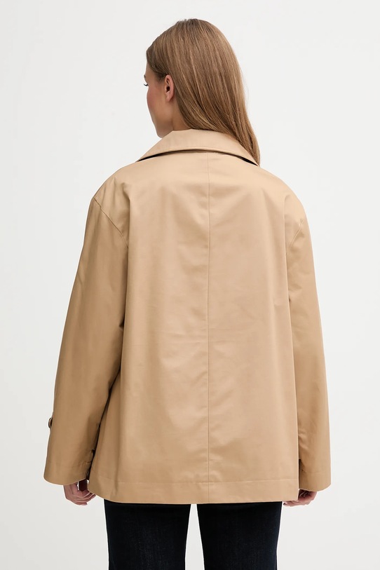 Ρούχα Βαμβακερό μπουφάν United Colors of Benetton 2QJYDN07Y μπεζ