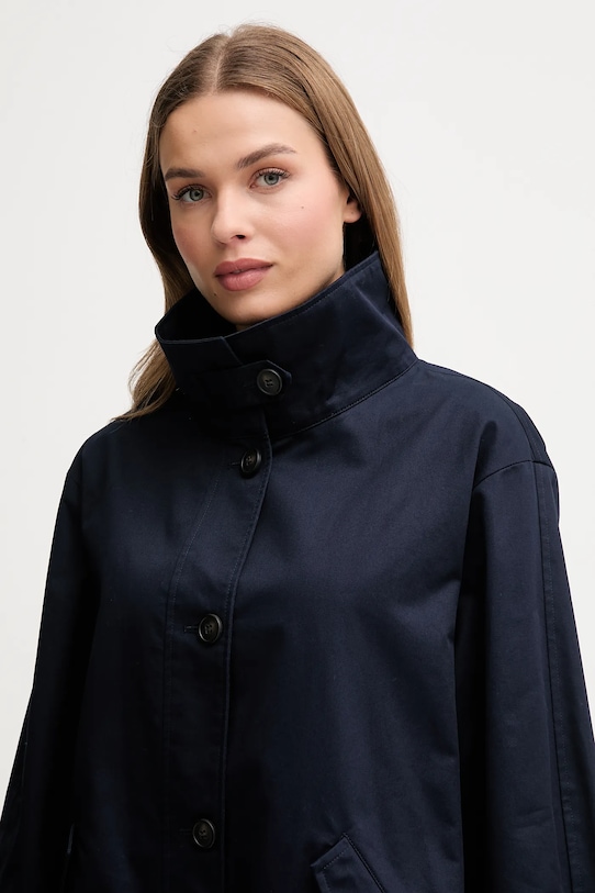 United Colors of Benetton kurtka bawełniana 2QJYDN07Y granatowy