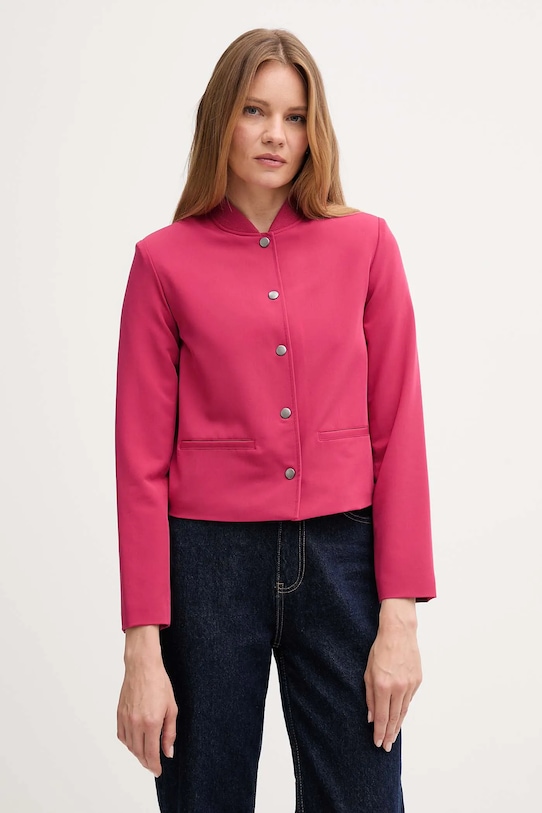 United Colors of Benetton geacă cu captuseala roz 2R4CDW03B