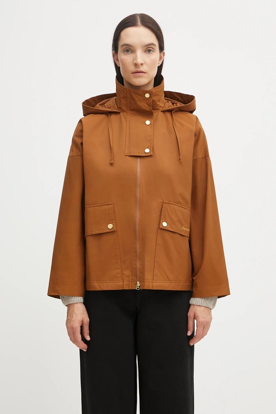 Куртка Barbour CECILE з капюшоном коричневий LSP0240