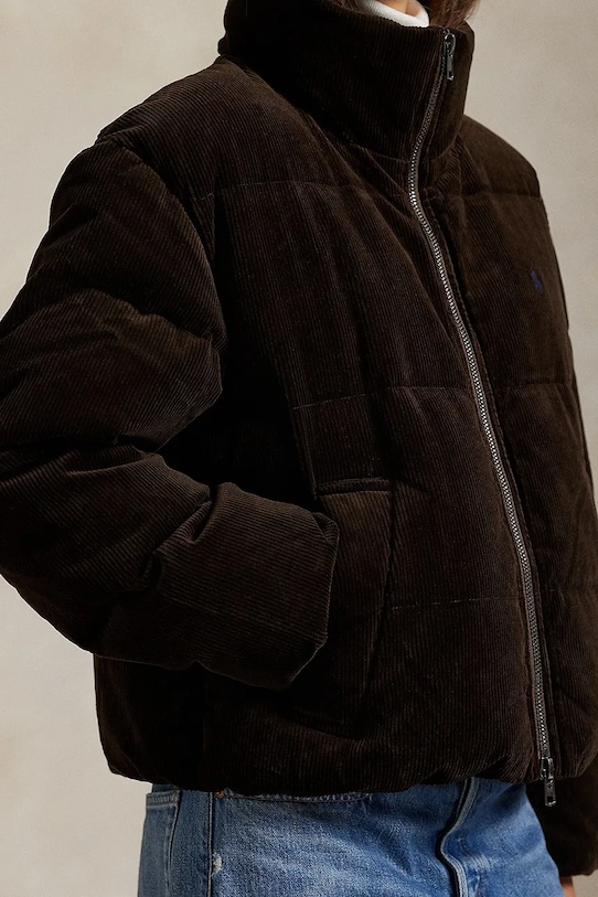 Polo Ralph Lauren piumino Woven Puffer 211971178 marrone