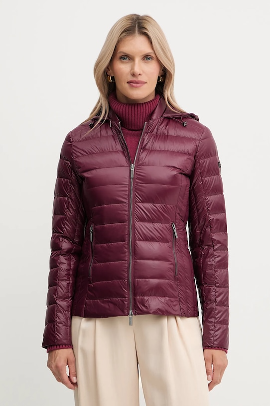 Armani Exchange geacă de puf cu captuseala burgundia XW001920.AF18757