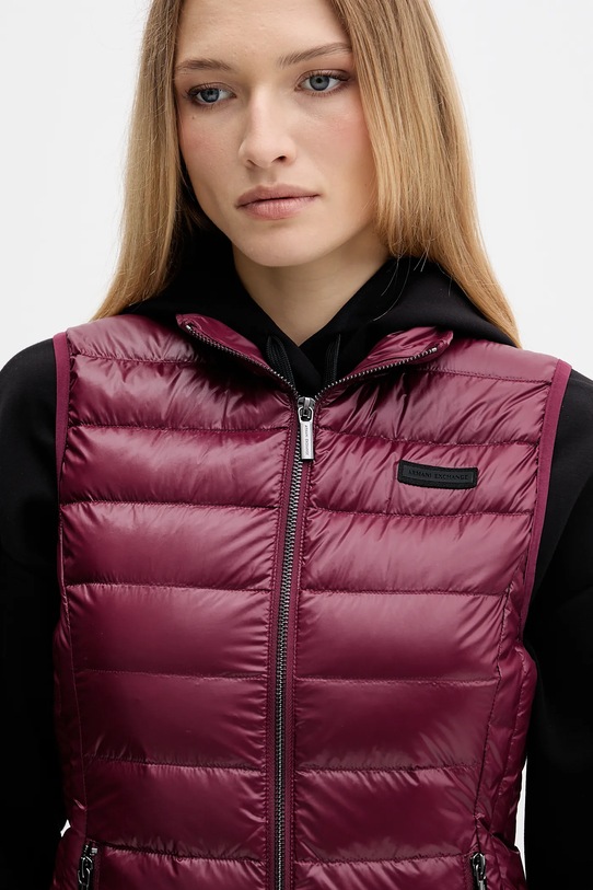Armani Exchange bezrękawnik puchowy bordowy XW001921.AF18757