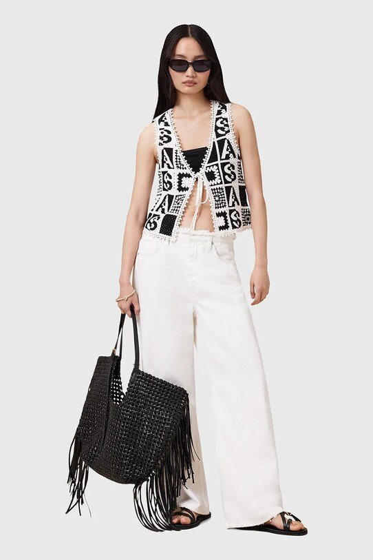 AllSaints kamizelka bawełniana FLORENCE W067KC