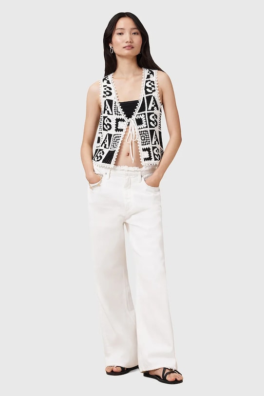 AllSaints kamizelka bawełniana FLORENCE W067KC