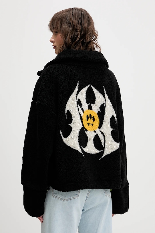 Barrow bluza polarowa aplikacja czarny F5BWWOJK102