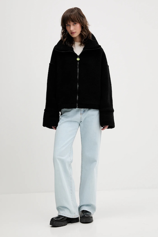 Fleecová mikina Barrow černá F5BWWOJK102