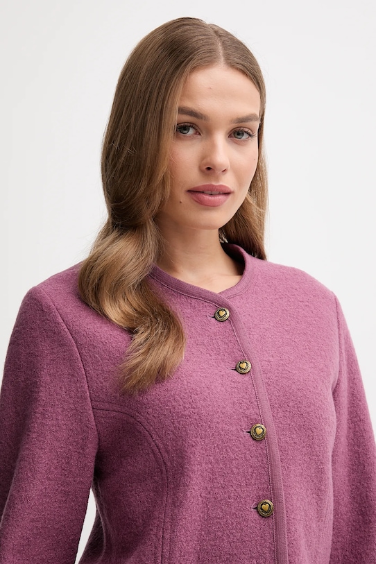 Hoss Intropia geacă de lână violet 5432676