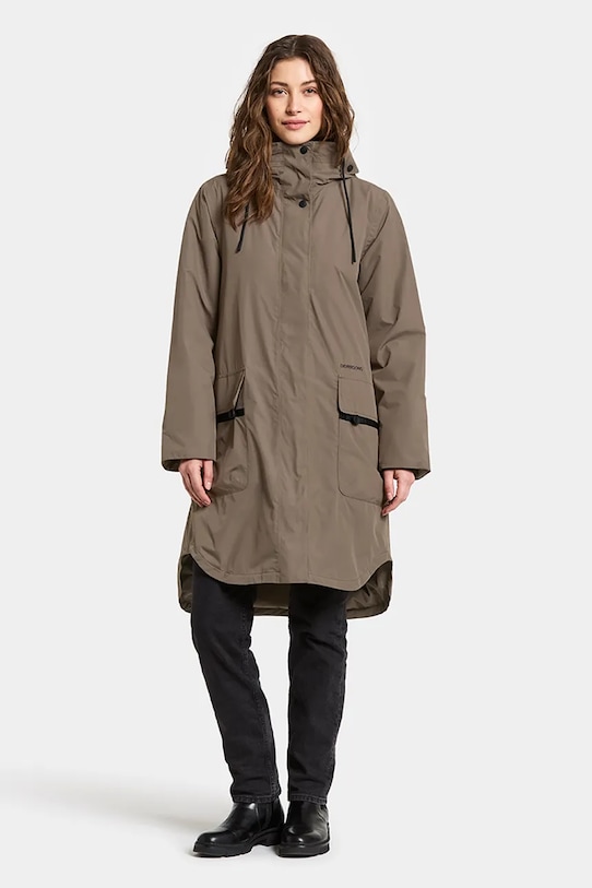 Didriksons parka AIKO pozostałe brązowy 505928