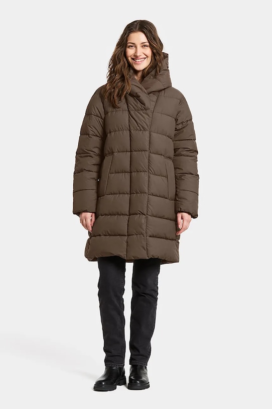 Куртка Didriksons NELLA с утеплением коричневый 505931