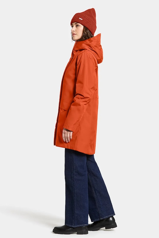 Odzież Didriksons kurtka CAJSA 505938 pomarańczowy