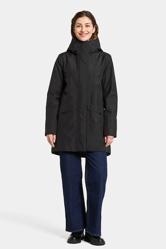 Didriksons kurtka CAJSA 505938 czarny AW25