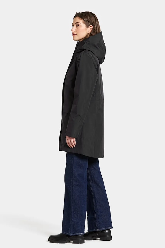 Odzież Didriksons kurtka CAJSA 505938 czarny