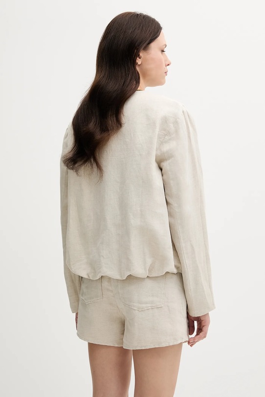 Одяг Льняна куртка Pepe Jeans PL402601 бежевий