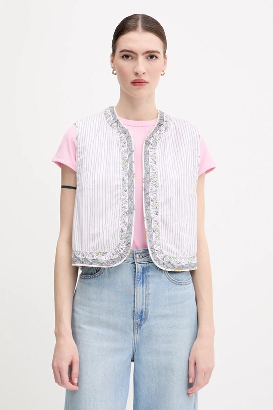 Pepe Jeans kifordítható mellény PL402604 bézs AW25