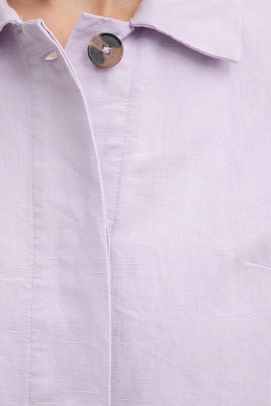 Pepe Jeans geacă cu aspect de cămașă PL402605 violet