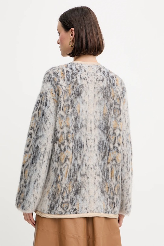 Odzież Forte Forte płaszcz z wełną 14164.my.coat szary