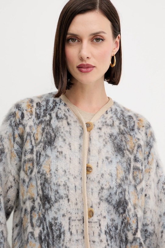 Μάλλινο παλτό Forte Forte γκρί 14164.my.coat