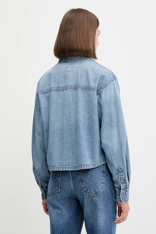 Одежда Джинсовая рубашка Guess Jeans W5YH0D.D5M86 голубой
