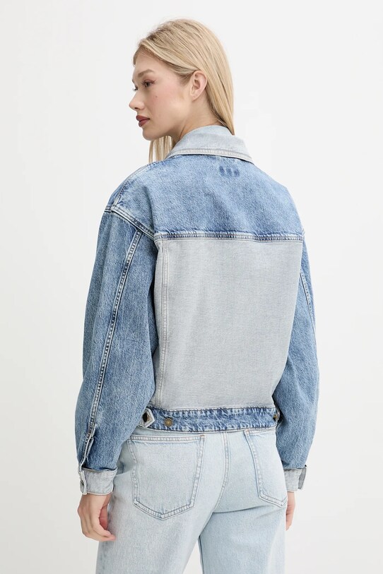 Îmbrăcăminte Guess Jeans geacă jeans W5YN56.D5M56 albastru