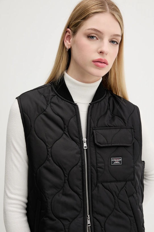 Brezrokavnik Guess Jeans črna W5YN76.WHG02