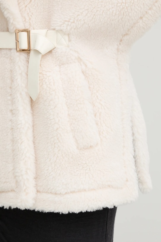 Blugirl Blumarine bezrękawnik z domieszką wełny PF5003.T0300 beżowy