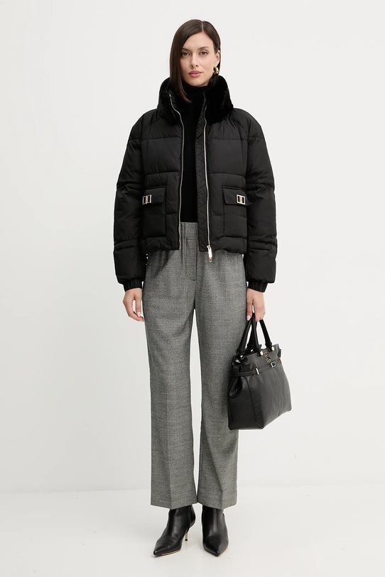 Fracomina kurtka FR25WC3005O42301 czarny AW25