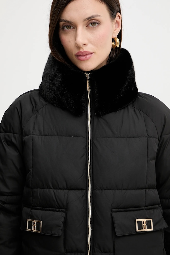 Fracomina kurtka czarny FR25WC3005O42301